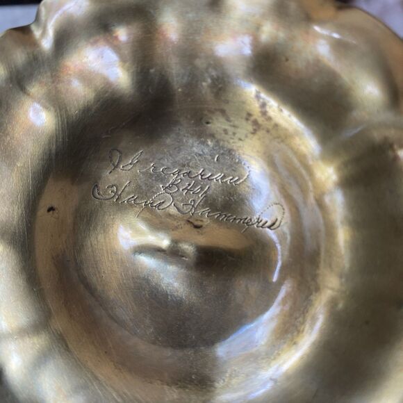 Vintage Gregorian Copper Hammered Candlestick Holders With Snuffers. USA. Boho. - Picture 8 of 8